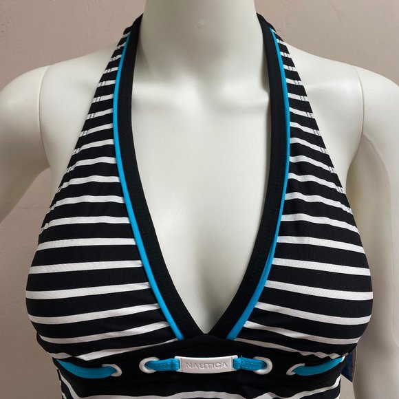 Nautica Striped Tankini Top - Picture 2 of 8